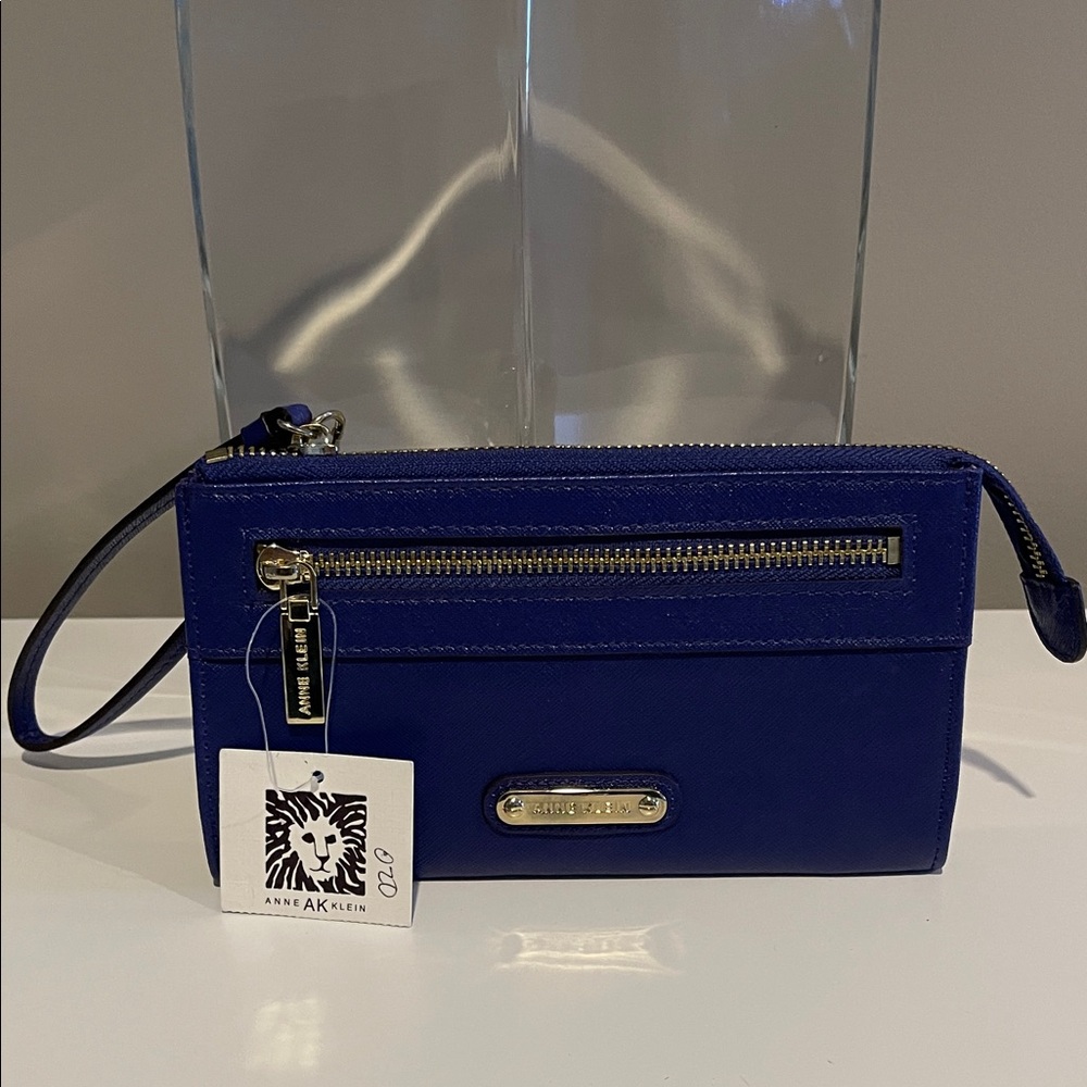 Anne Klein Royal Blue Wristlet Clutch/Wallet  **FINAL OFFER**